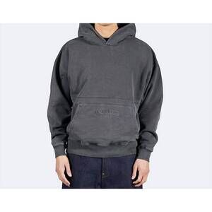 NEW PLEASURES marco hoodie in charcoal